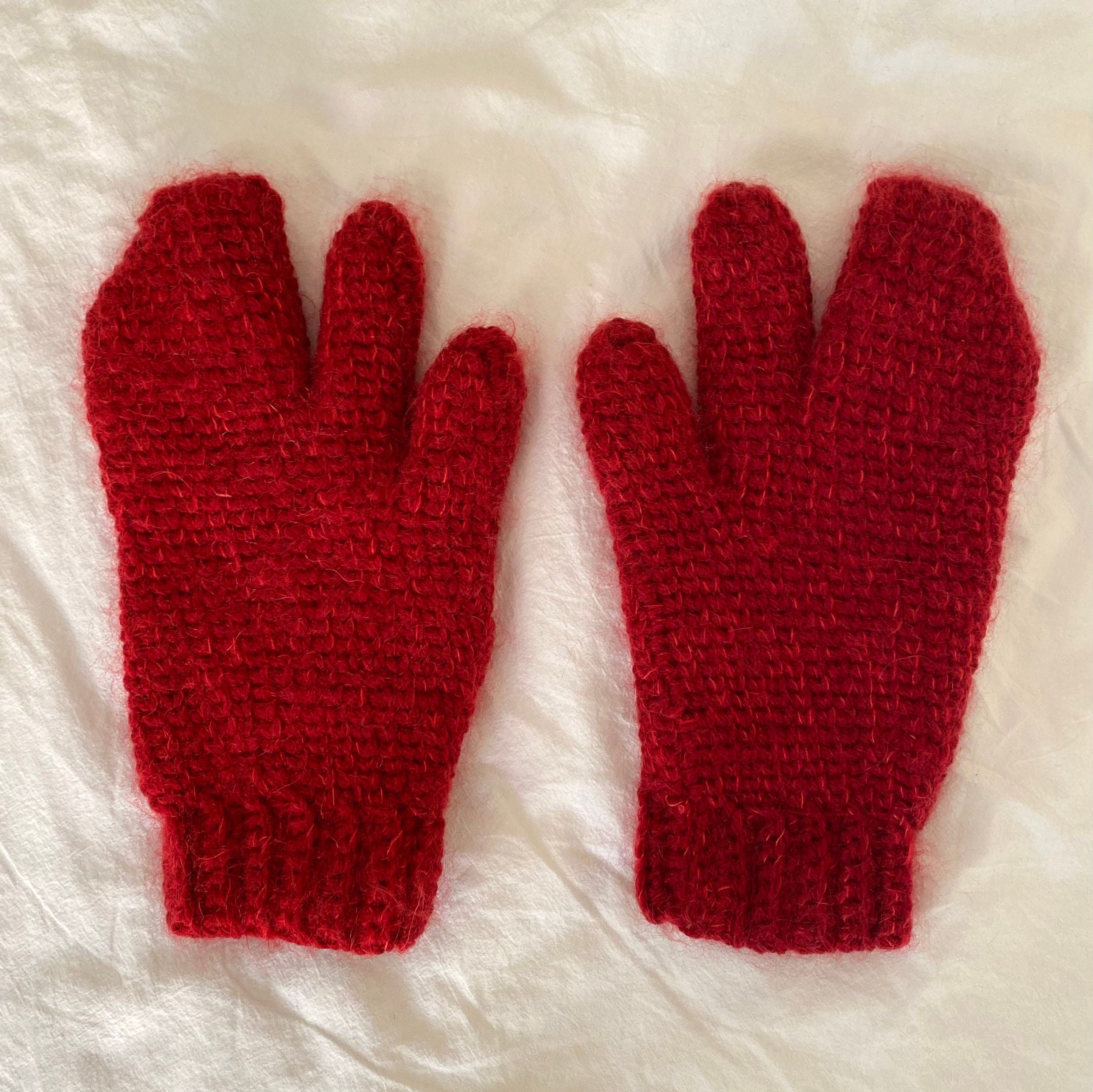 Customized] ChiChi Handmade-Autumn Chestnut-Wool Hand Knitting Gloves -  Shop chichi *hand made Gloves & Mittens - Pinkoi