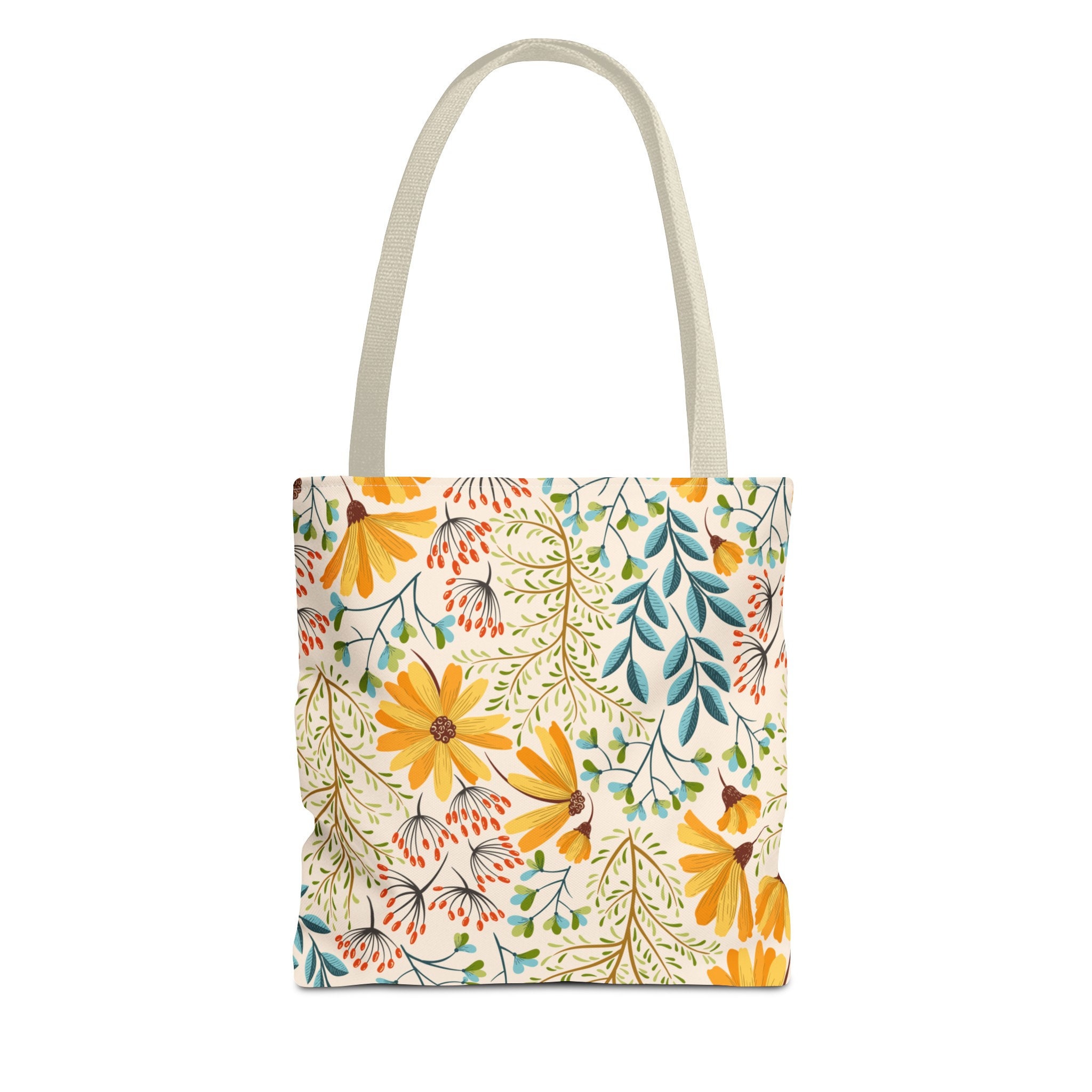 Floral Tote Bag, Flower Tote Bag, Tote Bags for Women, Grocery Bag — free download