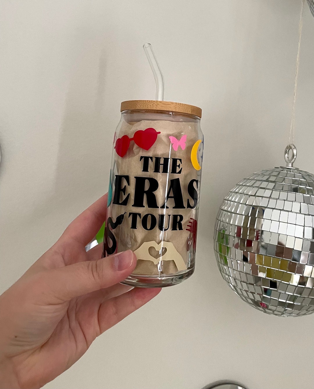 The ERAS Tour Libbey Can Glass 16 Oz Iced Coffee Cup - Etsy