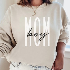 Boy mom sweatshirt, boy mom hoodie, mom of boys shirt, boy mom gift, boy mama sweater, mama crewneck, mamas boy, new mom, gift for mom