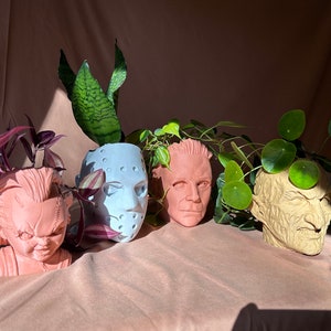 Horror Movie Planters For House Plants and Succulents