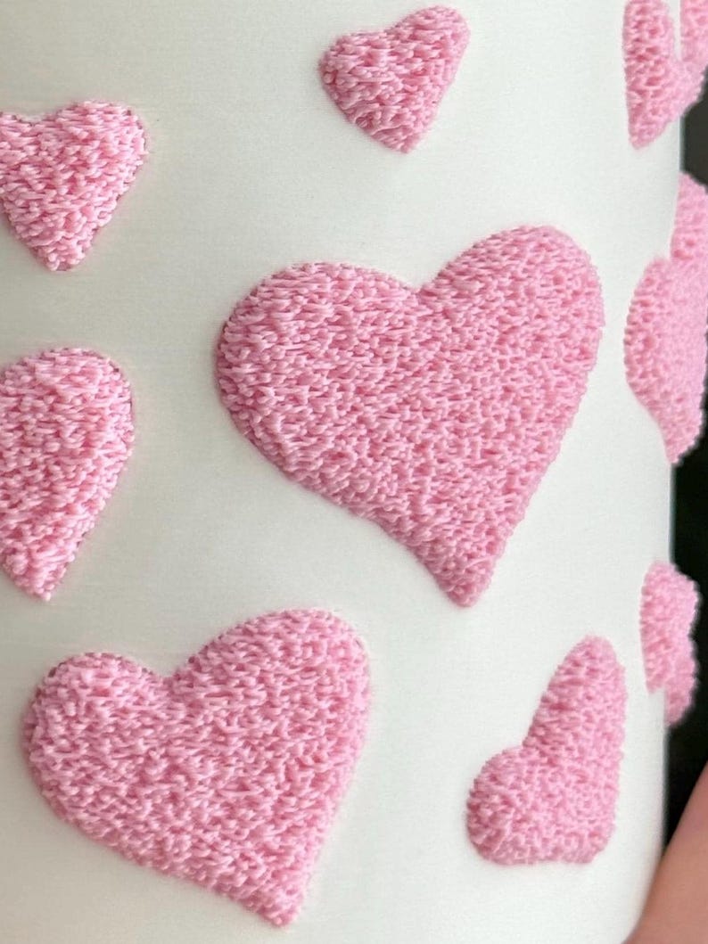 Fuzzy Heart plantenbak voor kamerplanten en vetplanten afbeelding 3