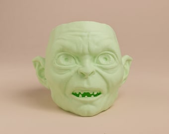 De Gollum Smeagol Head Planter voor kamerplanten en vetplanten
