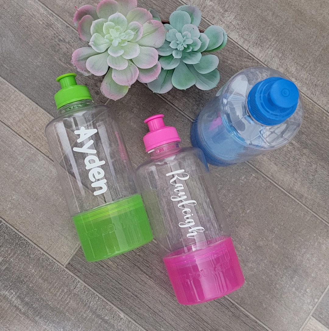 Kid's Snack Water Bottle / Kid's Water Bottle / Snack Compartment Cup