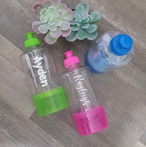 Kid's Snack Water Bottle / Kid's Water Bottle / Snack Compartment Cup /  Personalized Snack Bottle / Monogramed Snack Bottle / Snack & Go Cup