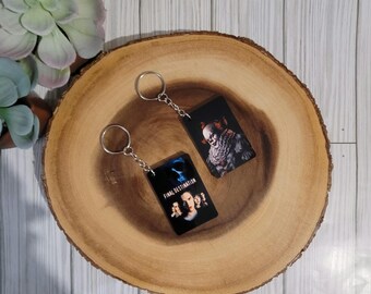 Horror Keychain / Horror Lover Gift / Horror Stocking Stuffer / Horror Fan