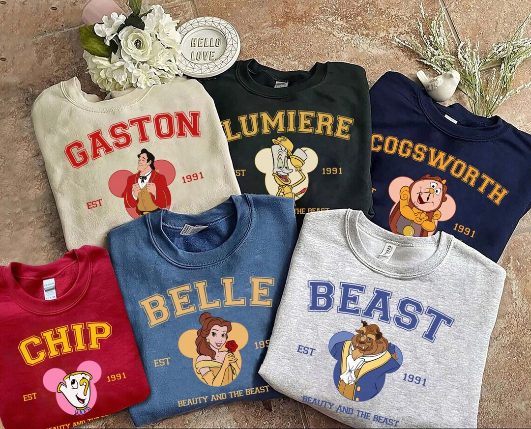 Beauty and the Beast Shirt, Disney Princess Comfort Colors Shirt ...