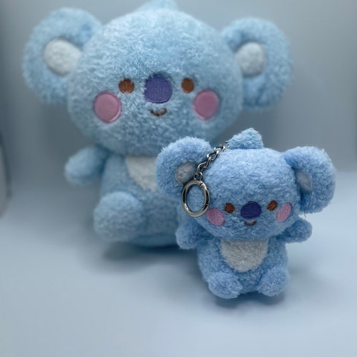 BTS X BT21 Doll Squish Mochi BTS Keychain Keyring RM Etsy