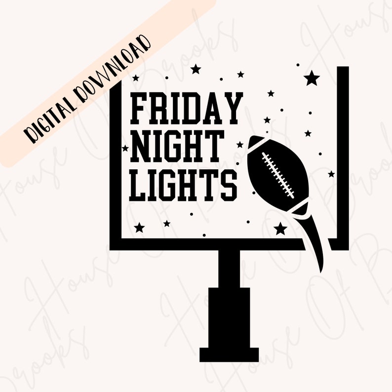 Football SVG Friday Night Lights SVG Game Day Football SVG Etsy Singapore