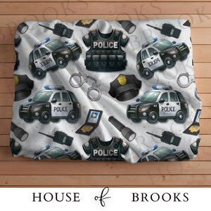 Police Seamless Pattern, Boy Seamless Pattern, Cop First Responder PNG ...