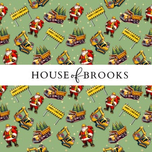 Christmas Construction Seamless File, Boys Construction PNG
