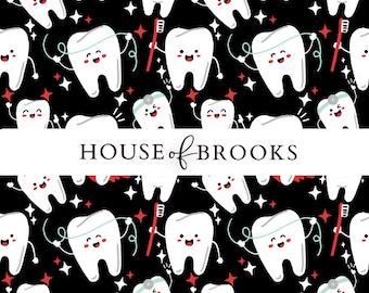 Dentist PNG design, Tooth Seamless pattern, Dental Hygienist Design