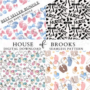 Förlossnings- och förlossningsfil, L&D PNG-paket, scrapbookingpapper för sjuksköterskor, sublimeringsdesign för OBGYN, sjuksköterskeskjorta, sjuksköterskepresent, trendigt nu