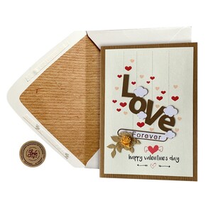 Cartes de Saint-Valentin faites à la main, cartes de Saint-Valentin significatives et romantiques pour amoureuse, pour lui, pour elle