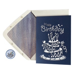 Cartes d’anniversaire spéciales découpées au laser, carte de vœux de joyeux anniversaire, pour maman, papa, elle, lui, amis