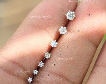 Natural diamond  Cartilage Helix Tragus Labret Piercing Lip Brow, Helix Brow Piercing Nose Pin Cartilage Piercing tragus stud, nose piercing