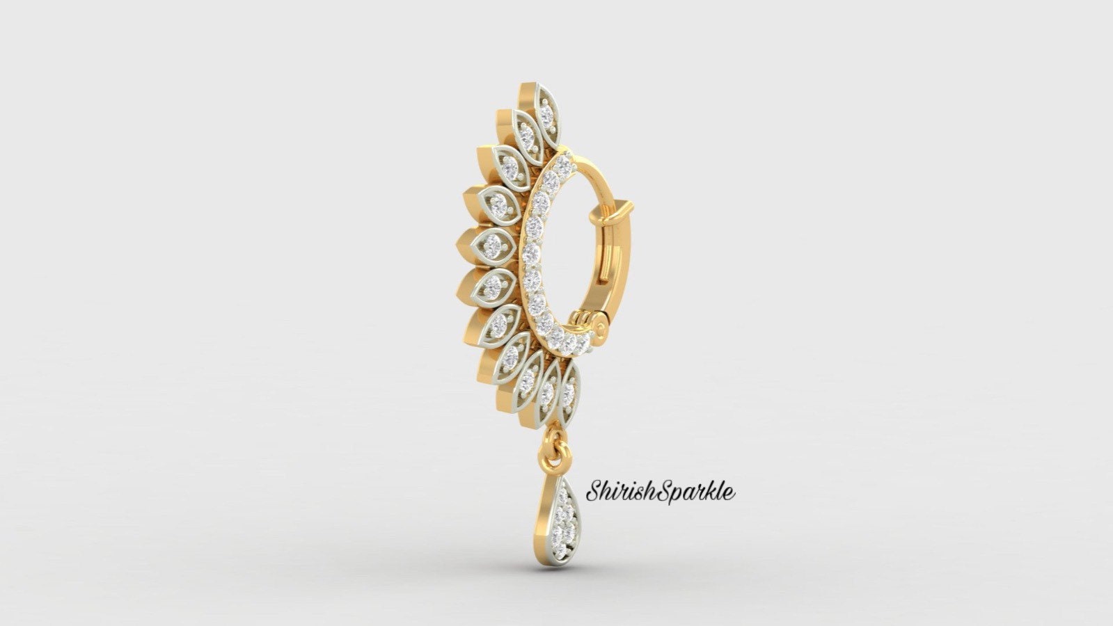 Ind2 14K Gold Nose ring – Noita Designs