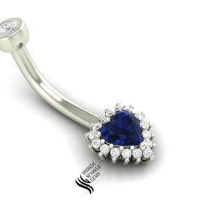 Sapphire belly bar outlet