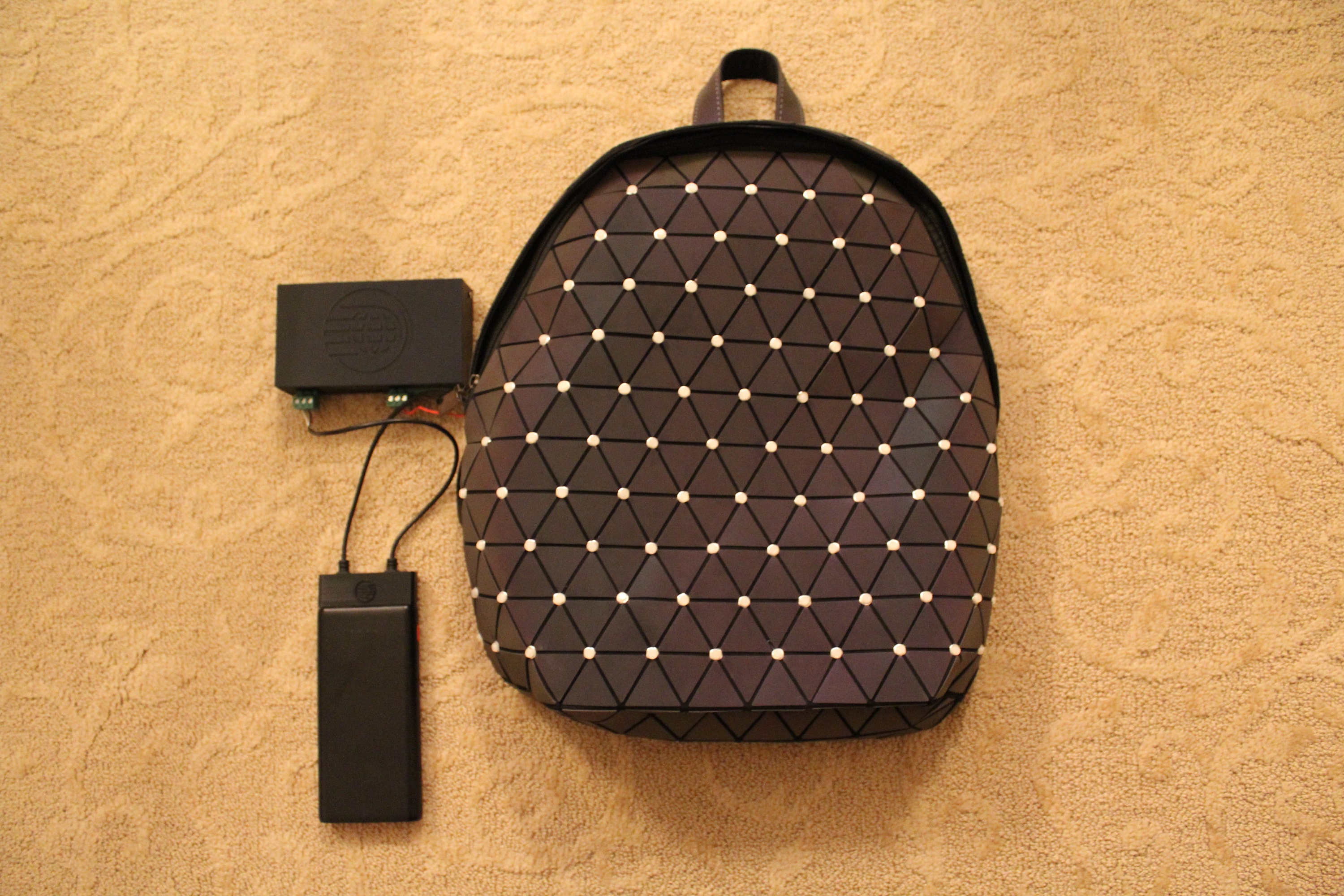 Epcot Light Show Backpack Spaceship Earth Bag Light up 