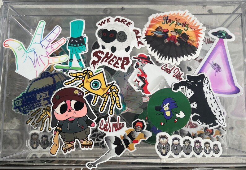 Waterproof Vinyl Sticker Collection - Etsy