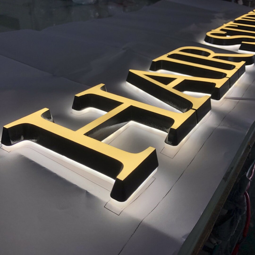 Custom Store Signs, LED Business Fronts, Light up Shop Sign, Commercial ...