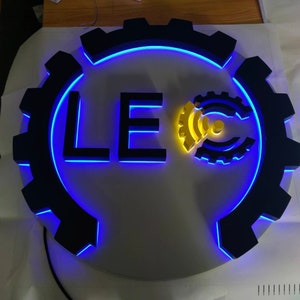 Custom Light Boards, Storefront Neonlichter, LED-Werbeschilder, beleuchtete kundenspezifische Displays, Business-LED-Panels, Storefront Beleuchtung, Neon