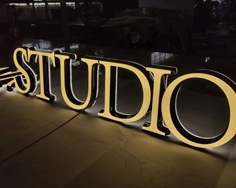 Custom Sign Letters, LED Store Letter, Business Neon Letter, Lighted Logo Letter, Custom Light Fixture, LED Sign Letter, Business Store Sign