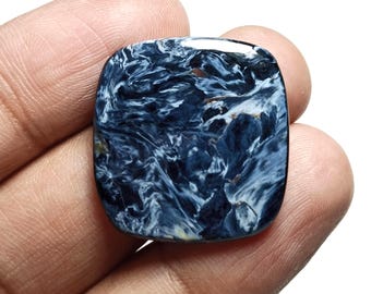 26X25X3mm , Beautiful Pietersite Cushion Shaped Cabochon suitable for making Pendants/Jewelry.