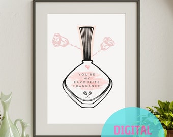 Perfumes Bottle Printing, Personalized, For You, Love, Living Room Decoration, Living Room Wall Art, Prints for Living Room, Dream Big Poster