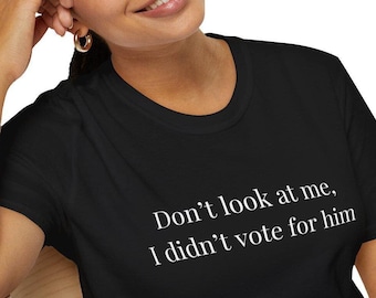 Anti Donald Trump Adult Unisex TShirt, Funny Shirt, Democrat, Liberal, Anti Trump, Republican, Politcal Gift, Trump for Prison, MAGA, Harris