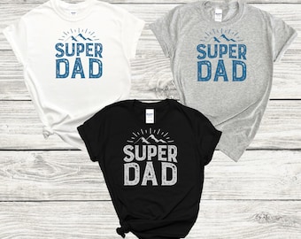 Super Dad Tshirt, Super Dad Shirt, Gift for Fathers, Gift for Dad, Unisex Softstyle T-Shirt
