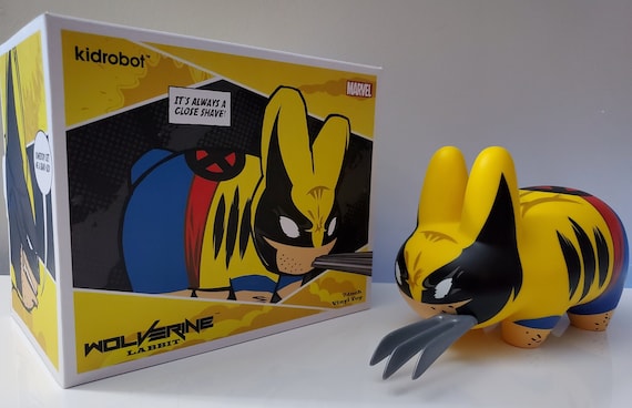 Kidrobot X Marvel Wolverine Labbit 7 Inch Vinyl Figure Art