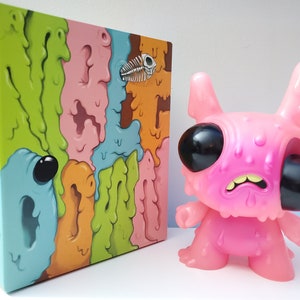 Chris Ryniak "Meltdown - Pink Edition" 8 inch Dunny Art Toy Collectible