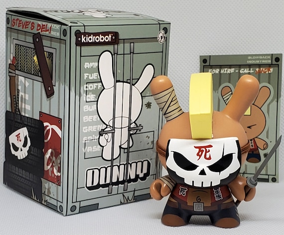 Huck Gee Skullheads Baseball Dunny: Kidrobot 3-inch Art Toy - Etsy