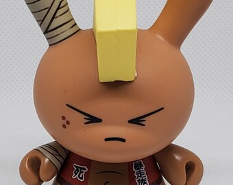 kidrobot dunny HUCK GEE 2体セット The Blot Says: Gold Life Black Kabuki & Kitsune 3” Dunny