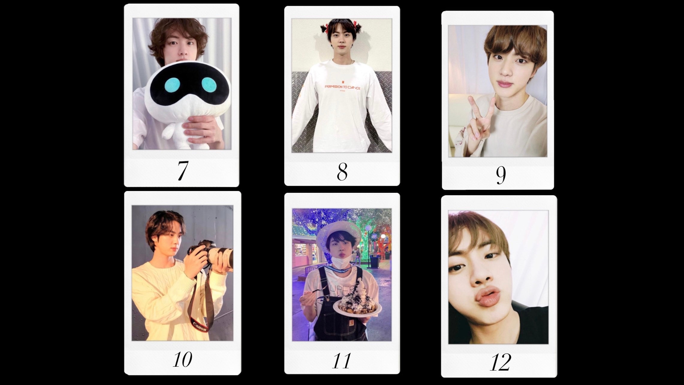 BTS Jin Polaroids - Etsy