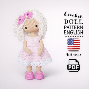 Crochet DoLL PATTERN Luisa the doll, PDF, English