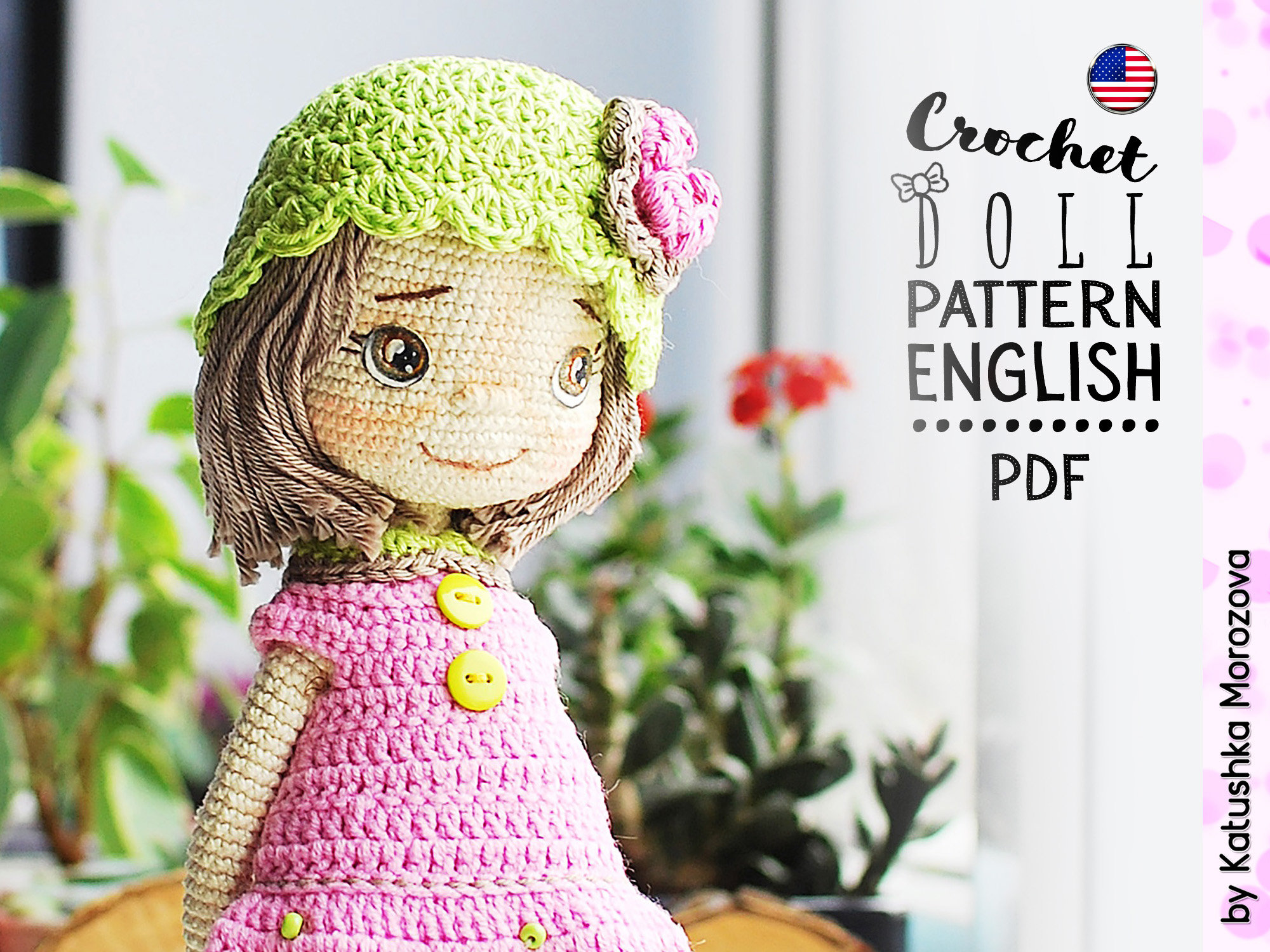 andmary アンドマリー Nana ribbon crochet set Nana ribbon crochet set