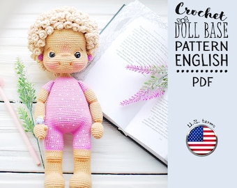 Crochet Doll Pattern: Bella Amigurumi Base | PDF Pattern English