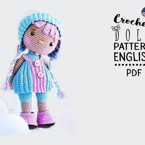 Crochet DoLL PATTERN Choli the doll, PDF, English