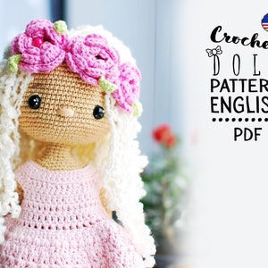 Crochet DoLL PATTERN Luisa the doll, PDF, English