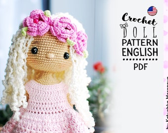 Crochet DoLL PATTERN Luisa the doll, PDF, English