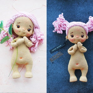 Häkelpuppe Basis Muster Englisch, TaTa die Puppe, AMIGURUMI Muster, Basic Doll, Körperpuppe, Tutorials Bild 6