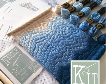 Bargello - Mar - Kit Tapiz - ENVÍO GRATIS