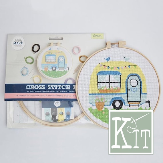 Broderie Point De Croix Sew Dinky Beach Hut - Bothy Threads