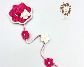 Boucle fleurie pour jardin/accessoires pour cheveux au crochet/boucle lierre/boucle tresse fleurie/pince à cheveux au crochet/épingles à cheveux fleurs au crochet/accessoires fleurs