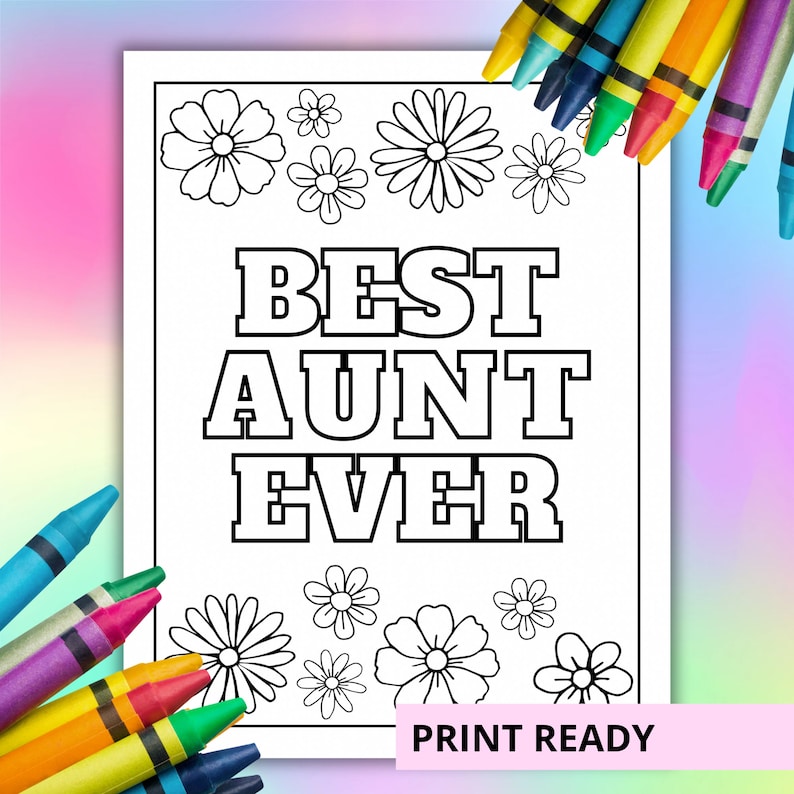 Happy Birthday Aunt Coloring Pages - Il 794xN.5927166109 60ld 