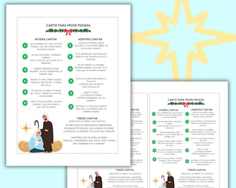 Letanías para pedir posada navideña