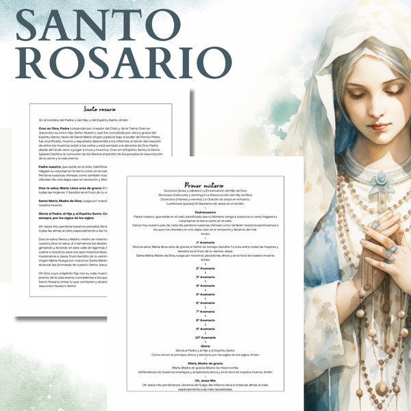 Santo Rosario Guía en Español