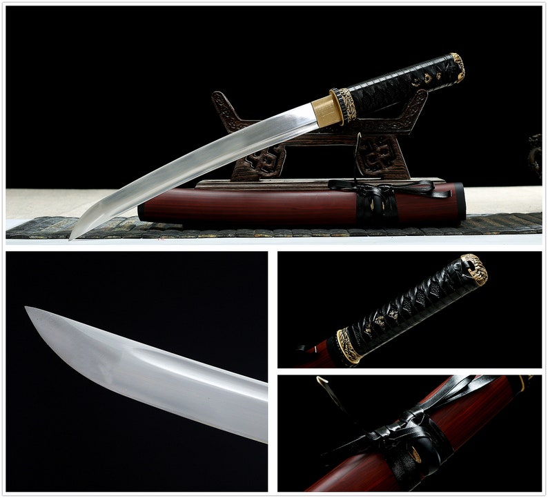 Touzai Tanto Japanese Short Sword Samurai Sword Katana Handcrafted